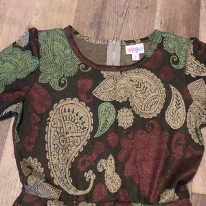 Paisley lularoe amelia dress